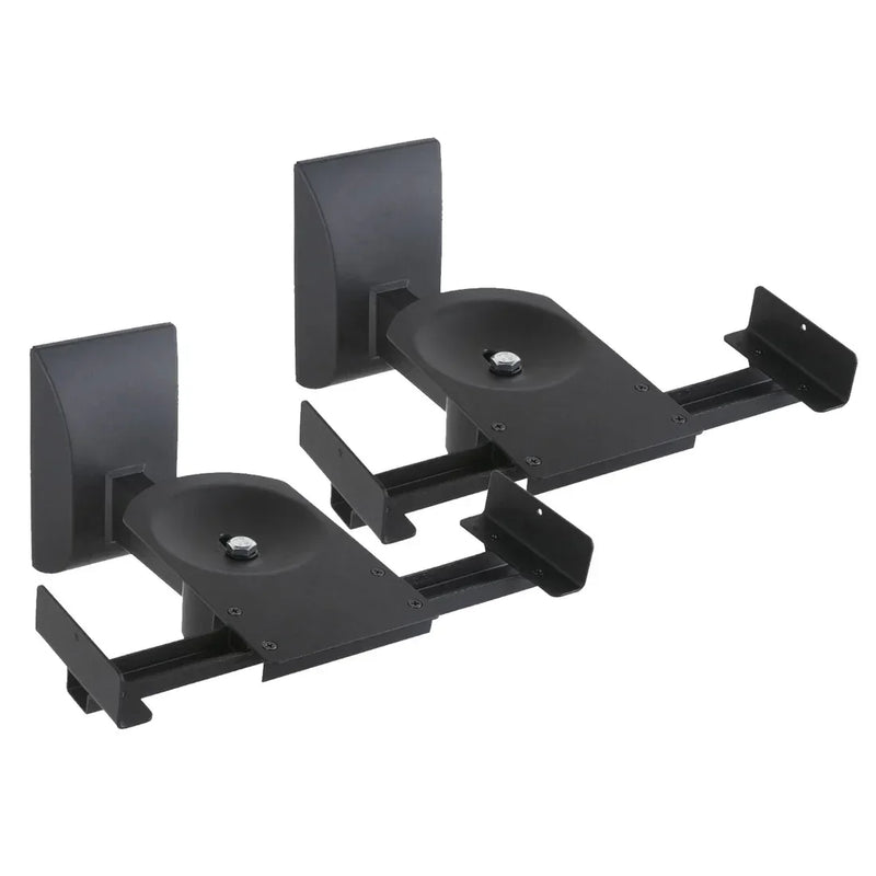 Techly ICA-SP SS201 Couple Bookshelf Speaker Wall Brackets up to 25kg Black (Pair) - ProHiFi India