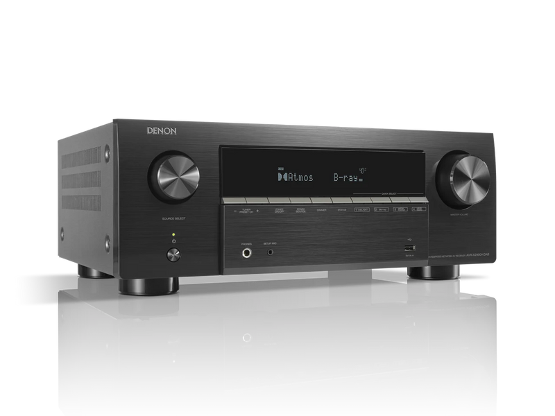 Denon AVR-X2900H 7.2 Channel 95W 8K AV Receiver, Dolby Atmos, HEOS, Dirac