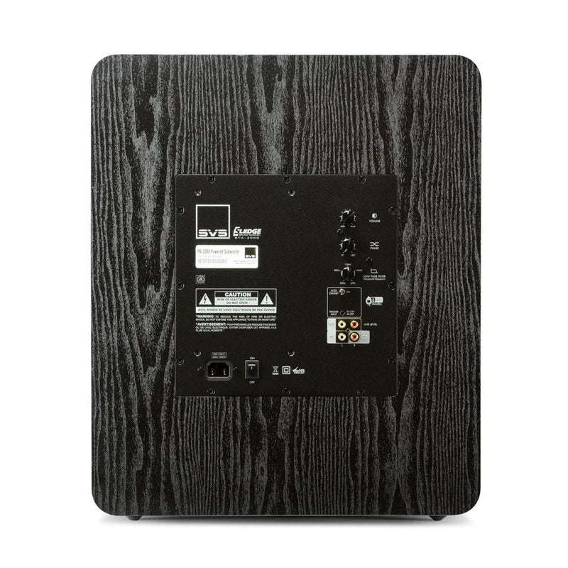SVS Sound PB 2000 Subwoofer - Black Ash - ProHiFi India
