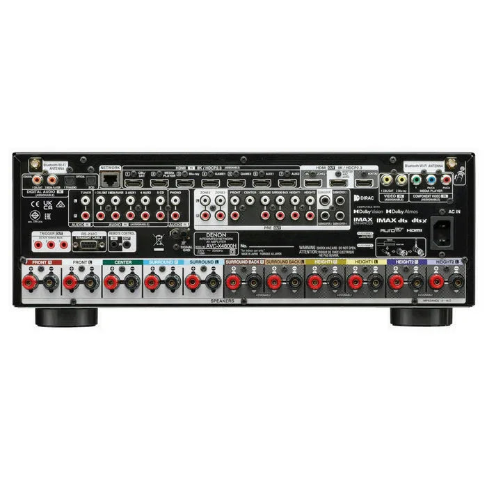 Denon AVC-X4800H 9.2ch 8K AV Receiver with HEOS® Built-In - ProHiFi India