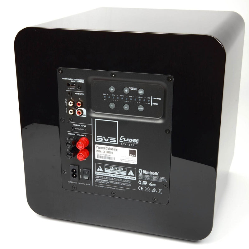 SVS SB-1000 Pro 12" 325W RMS Subwoofer in Black Ash