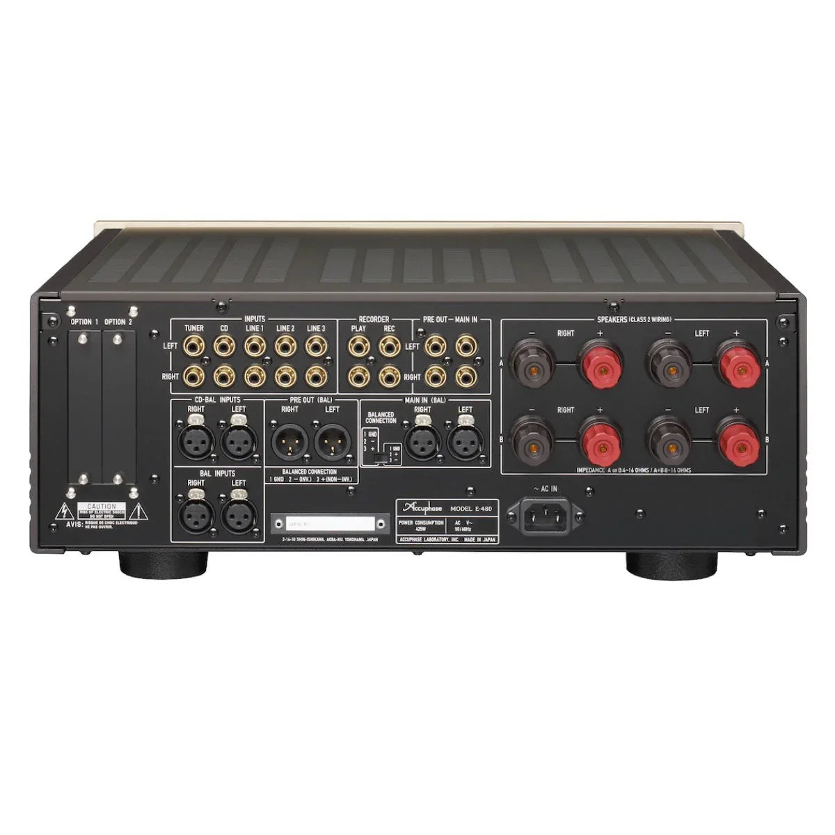 アンプ Accuphase E-480 INTEGRATED AMPLIFIER Accuphase Laboratory, Inc. E-480