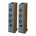 Focal Chora 826-D Floorstanding Speaker with Built-in Dolby Atmos (Pair) - Dark Wood