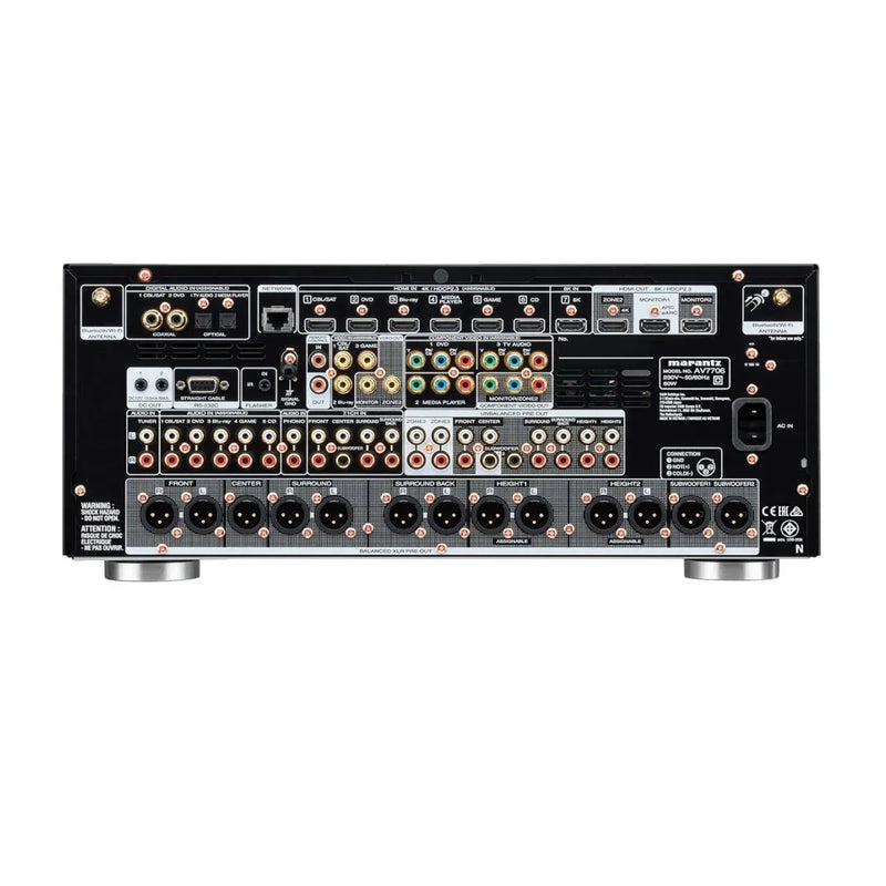 Marantz AV7706 11.2Ch 8K Ultra HD AV Surround Pre-Amplifier with HEOS Built-in - ProHiFi India
