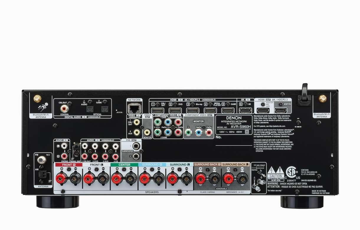 Buy Denon AVR-S960H 7.2 Ch AV Receiver for Rs 99,900.00 in India