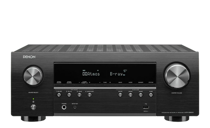 Denon AVR-S960H - 7.2 Channel Dolby Atmos AV Receiver - ProHiFi India