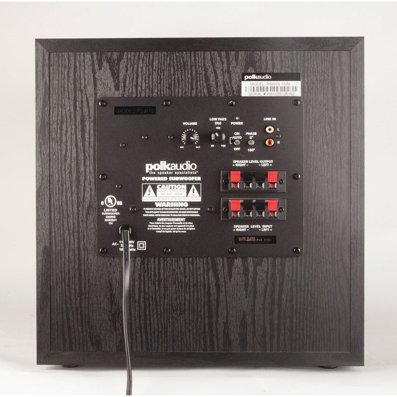 Polk Audio PSW-10 - 10" Active Subwoofer